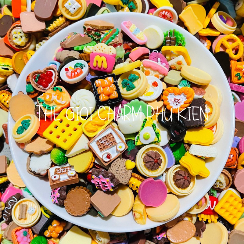Charm ĐỒ ĂN siêu to, siêu thật, siêu xịn xò