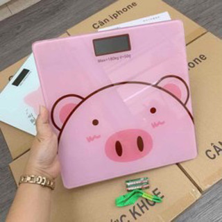 Cân sức khoẻ điện tử heo hồng