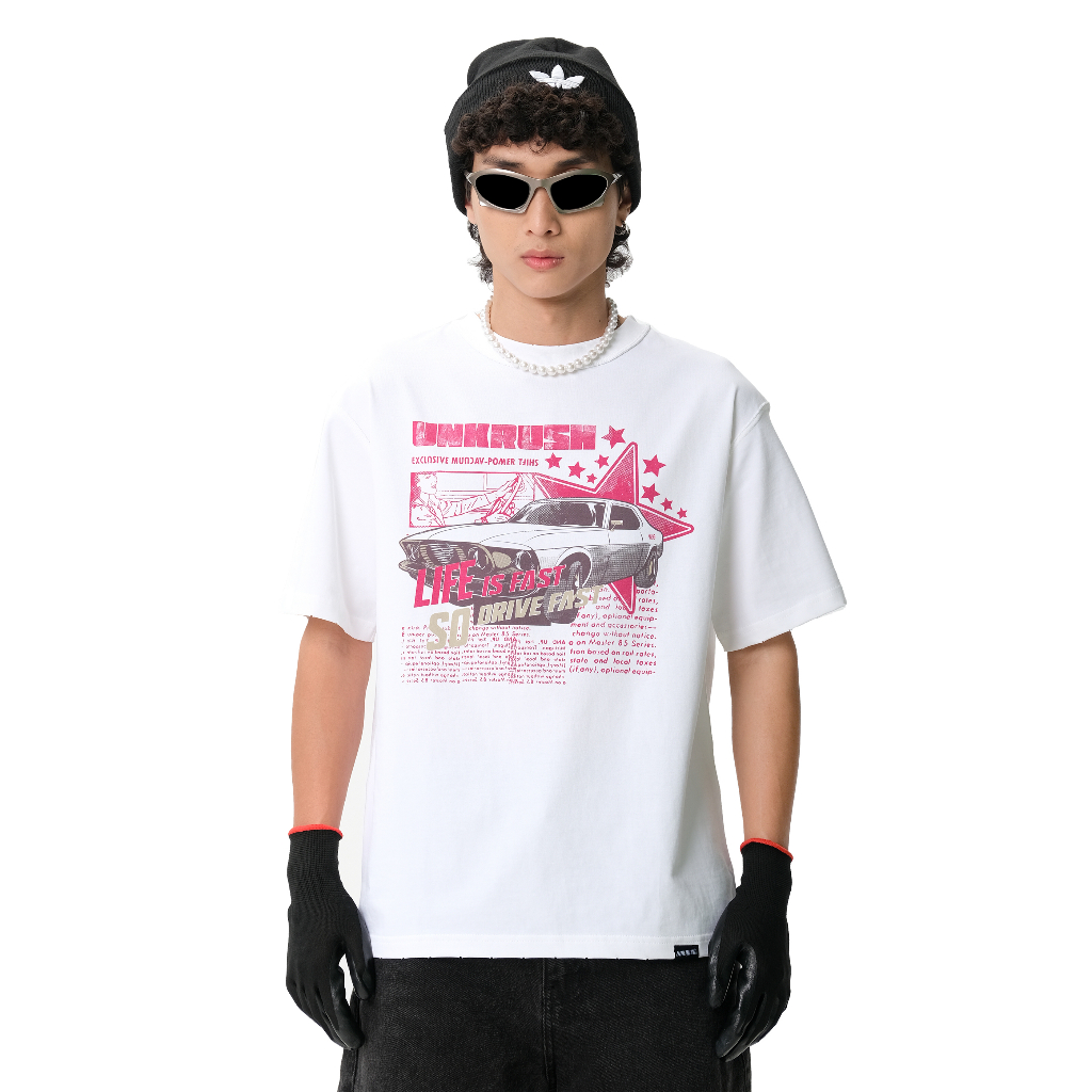 Áo thun in unisex UNKRUSH - STARCAR