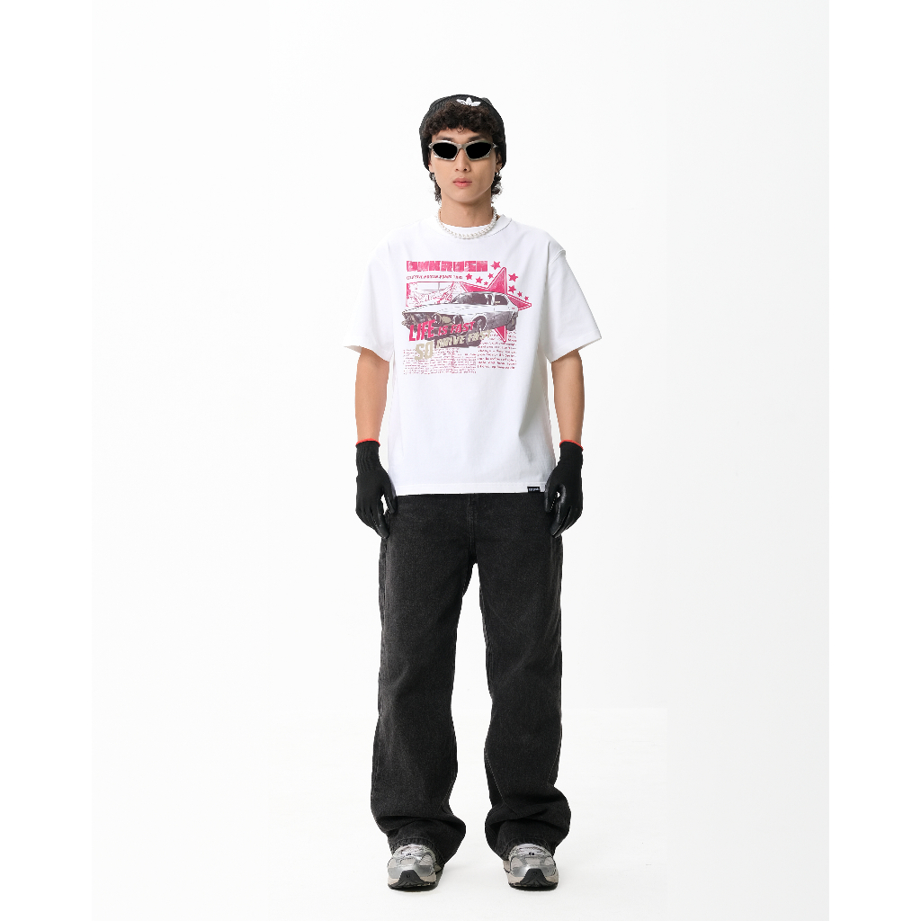 Áo thun in unisex UNKRUSH - STARCAR