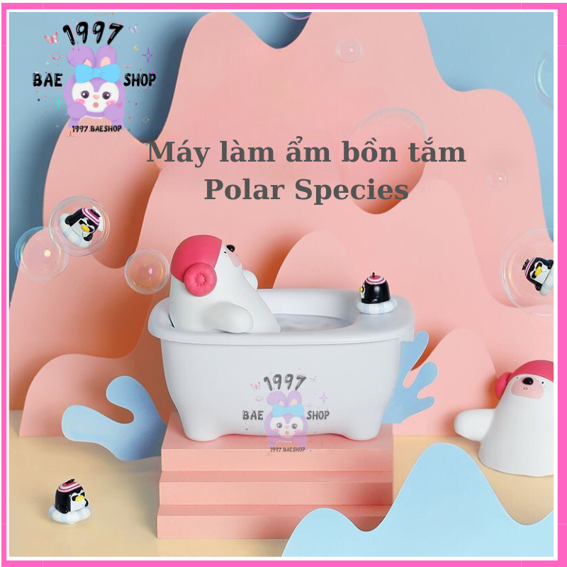Máy phun sương Polar Bear khuyếch tán tinh dầu, tạo độ ẩm không khí siêu đáng yêu