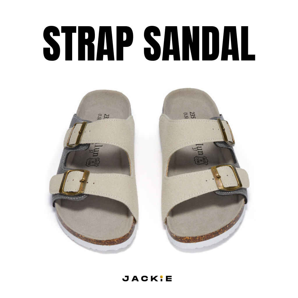 Dép đế trấu hai quai ngang STRAP SANDAL