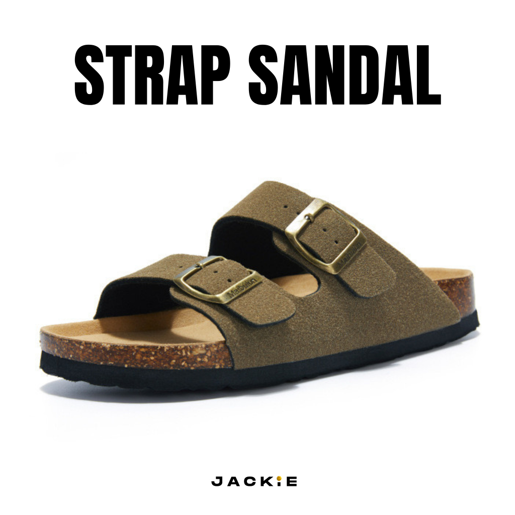Dép đế trấu hai quai ngang STRAP SANDAL