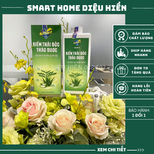 KIỀM THẢI ĐỘC THẢO DƯỢC 800ml - Tăng cường khả năng chống oxi hóa, Sức đề kháng, Hệ miễn dịch.