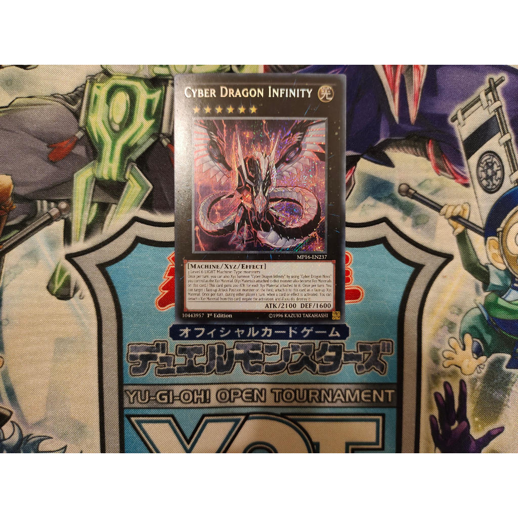 Thẻ bài Yugioh chính hãng Cyber Dragon Infinity - MP16-EN237 - Secret Rare 1st Edition