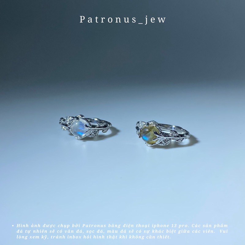 Nhẫn Moonstone Nguyệt Quế NMBTRDL22B Patronus