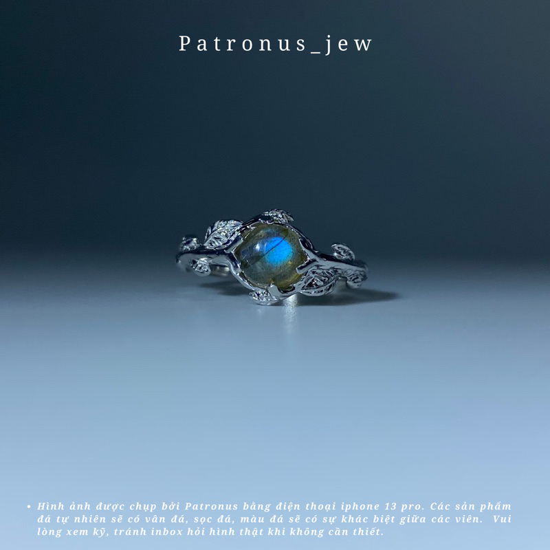 Nhẫn Moonstone Nguyệt Quế NMBTRDL22B Patronus