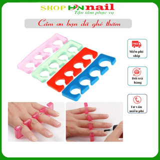 Tách Ngón Tay, Chân Silicon bộ 2 chiếc dùng để hỗ trợ sơn móng làm đẹp nail shop hnnail