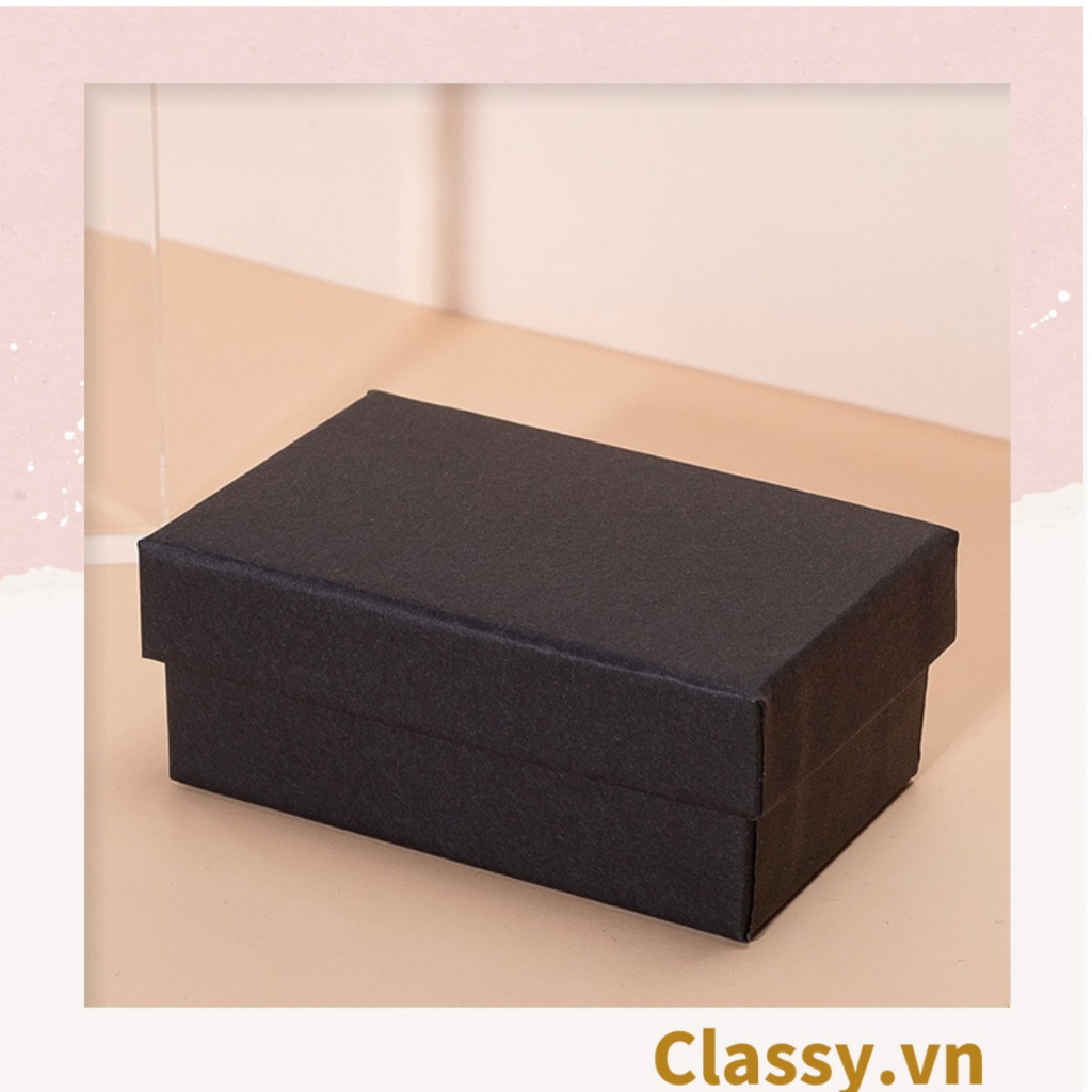 XẢ KHO - Hộp đựng quà tặng đựng trang sức Classy trơn màu, đựng son môi, nước hoa, sô cô la, trang sức Q499