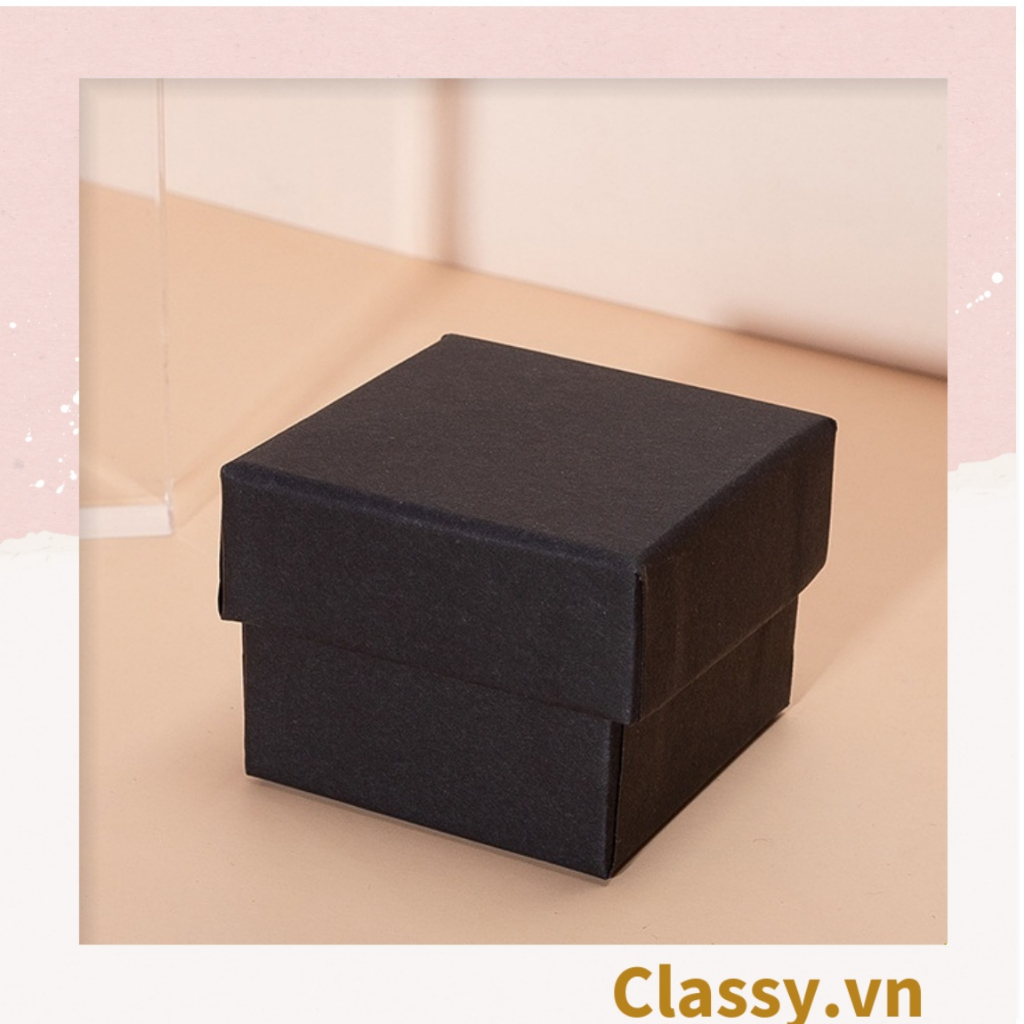 XẢ KHO - Hộp đựng quà tặng đựng trang sức Classy trơn màu, đựng son môi, nước hoa, sô cô la, trang sức Q499