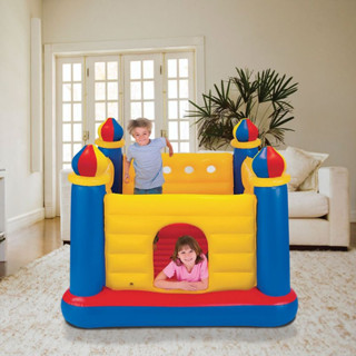 Nhà hơi nhún cho bé  48259 siêu SALE Qùa < Bơm điện + lật đật + bộ vá trị giá 200k >