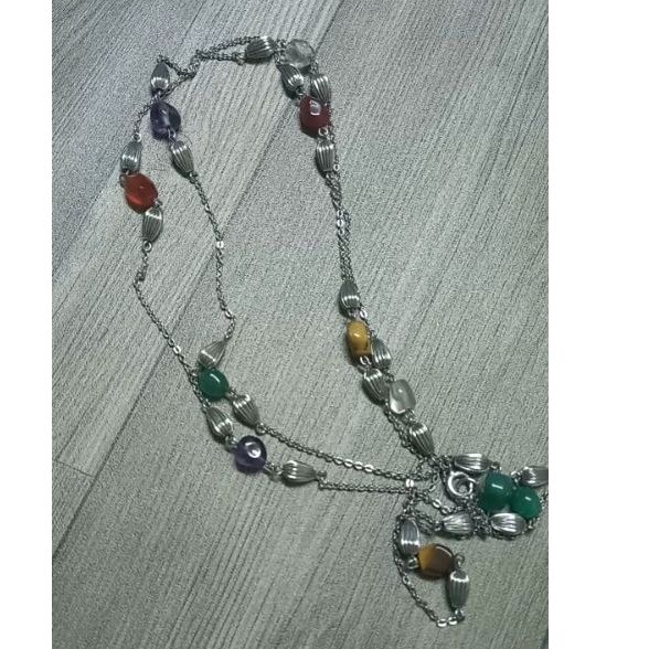 Hàng 2hand si tuyển Nhật- combo dây chuyền vintage nữ, vòng tay cườm