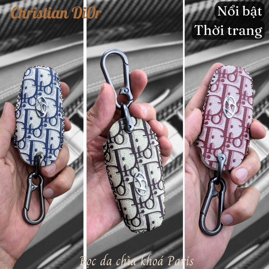 Bọc chìa khoá Hyundai Santafe 2021-2023 Tucson 2022-2023,ốp chìa khoá ô tô santafe tucson sang trọng