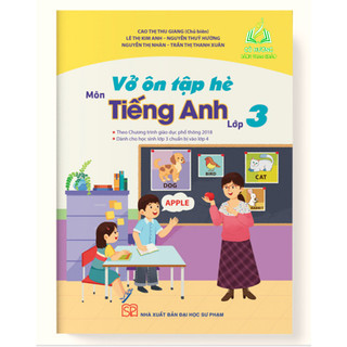 Sách - Vở ôn tập hè môn Tiếng anh lớp 3