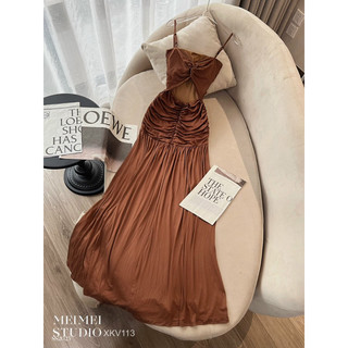 Đầm maxi thun dúm