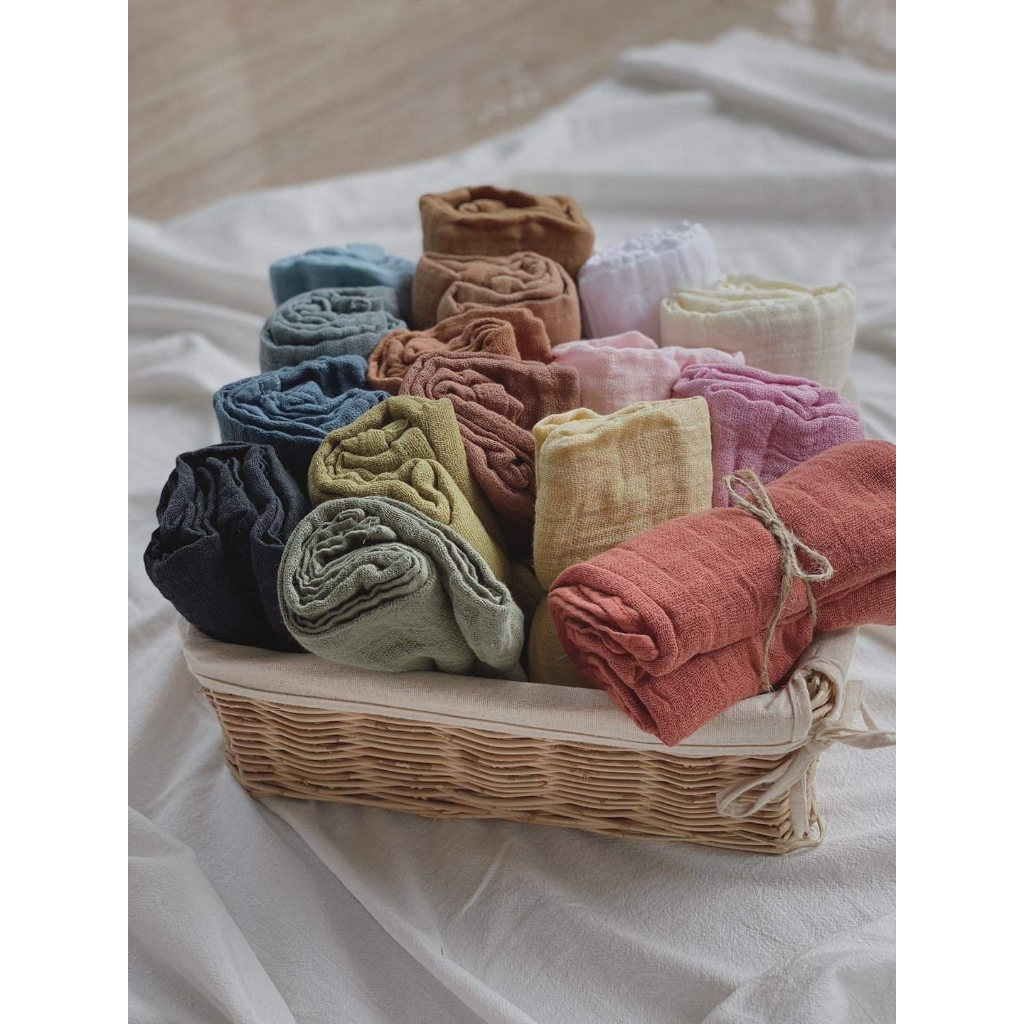 Khăn xô đa năng PIPI chuẩn xuất Đan Mạch 100% organic, khăn tắm ( khăn tã ) quấn bé.