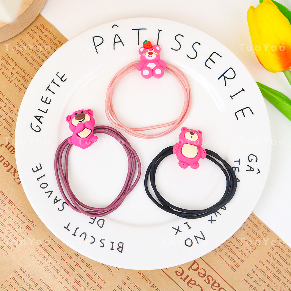 Dây chun cột tóc hình Gấu dâu Lotso dễ thương cute TooYoo BK00068