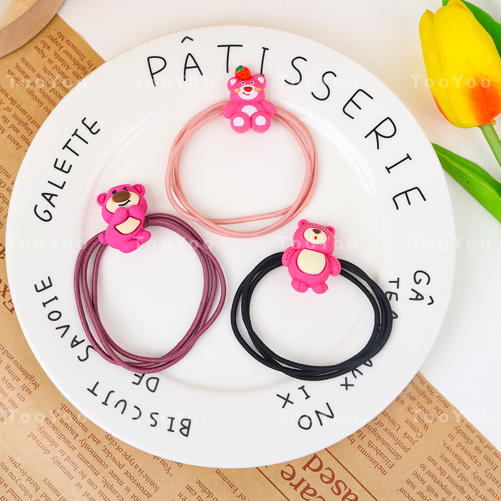 Dây chun cột tóc hình Gấu dâu Lotso dễ thương cute TooYoo BK00068