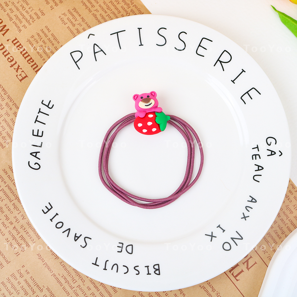 Dây chun cột tóc hình Gấu dâu Lotso dễ thương cute TooYoo BK00068