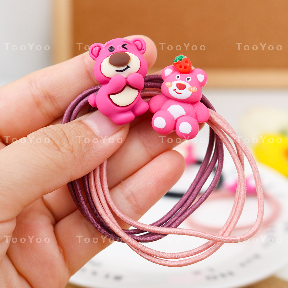 Dây chun cột tóc hình Gấu dâu Lotso dễ thương cute TooYoo BK00068