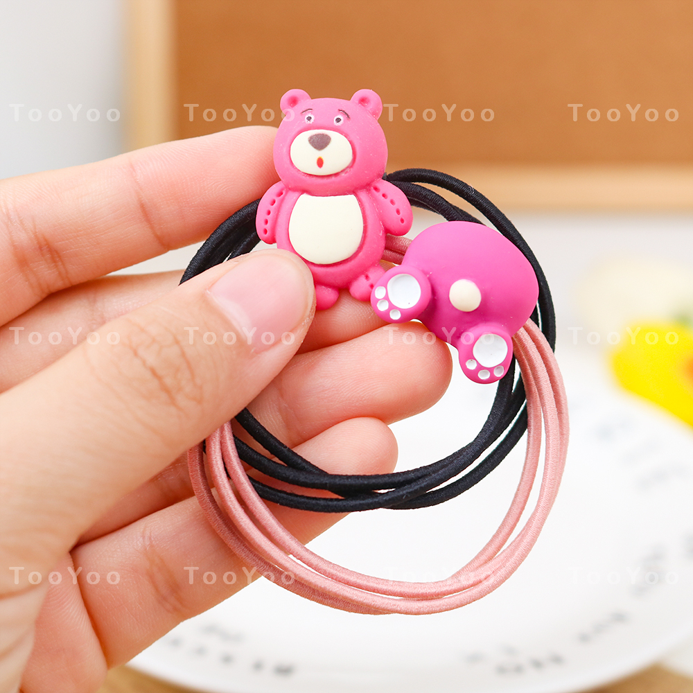 Dây chun cột tóc hình Gấu dâu Lotso dễ thương cute TooYoo BK00068