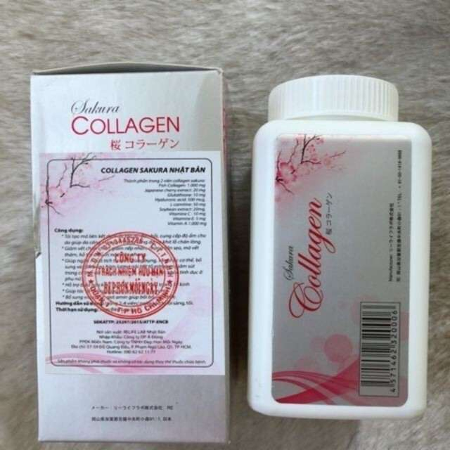 Viên Uống Collagen Sakura Của Nhật 60.000mg - Viên Uống Làm Đẹp Da, Chống Lão Hoá