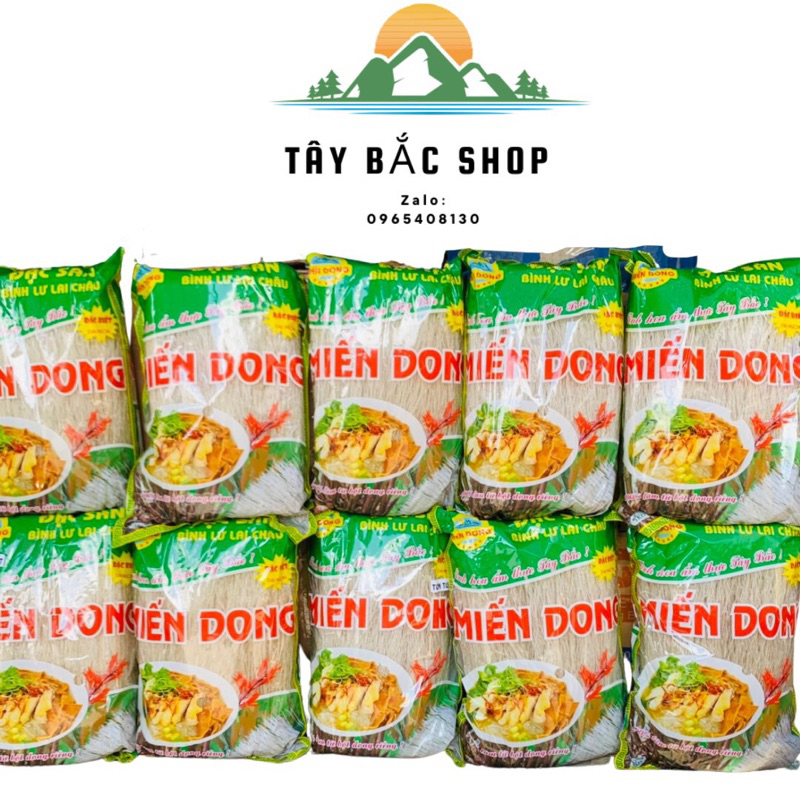 Miến Dong Nguyên Chất Tinh Bột Dong ( Đặc Sản Lai Châu , Dai Ngon Sần Sặt )