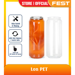 Lon PET FEST đựng trà sữa, trà, chè,.....
