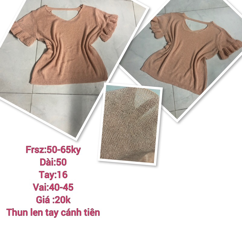 Áo Thun Đan len co giãn chất nhẹ mỏng mác thời trang 2Hand