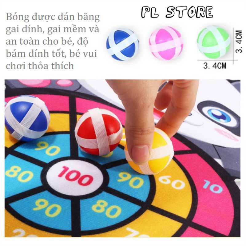 Súng Bắn Bóng Dính Hình Khủng Long Dễ Thương - Tặng Kèm 6 Bóng, Bia Mục Tiêu Và Móc Treo Tường