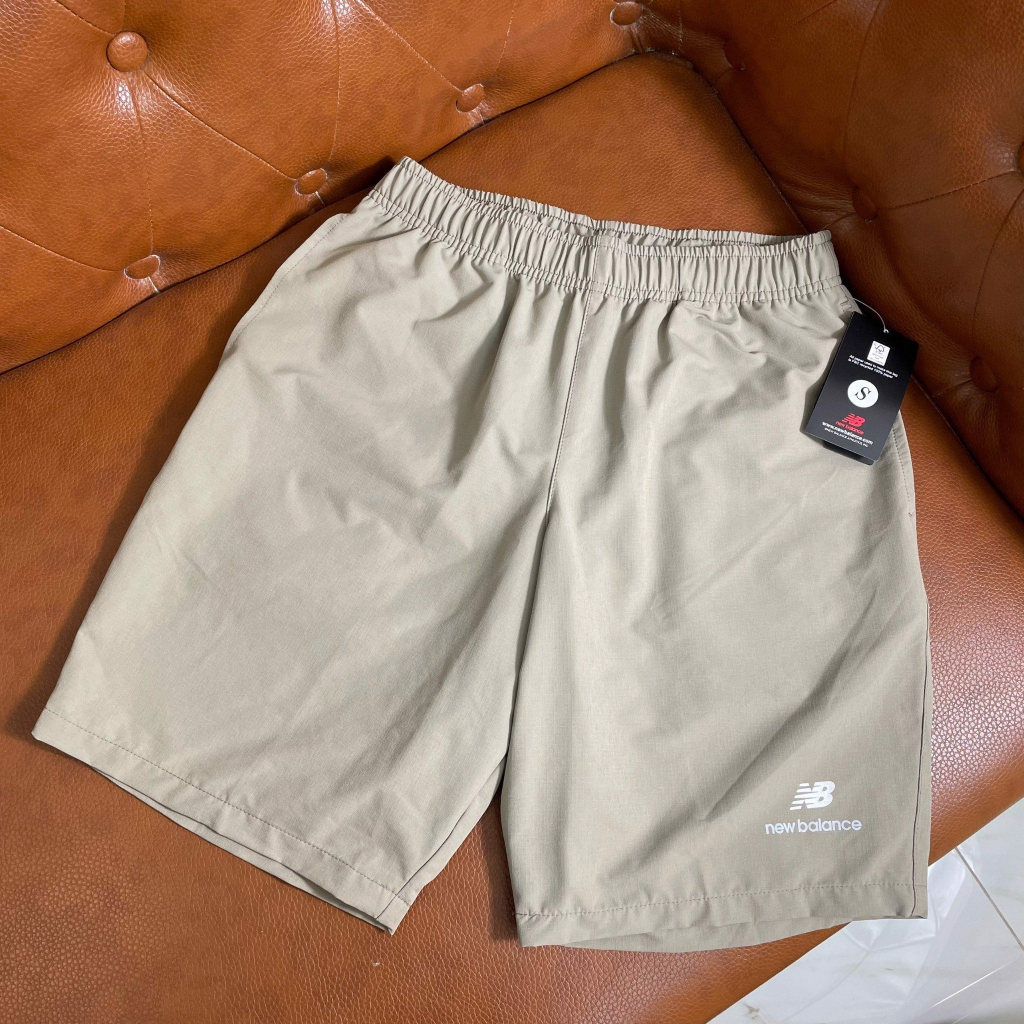 [CHÍNH HÃNG] QUẦN SHORT NEW BALANCE THỂ THAO ( KEM )