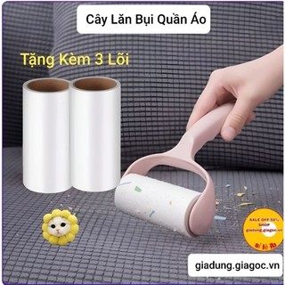 1 cây lăn bụi quần áo , con lăn bụi ,tặng kèm 3 lõi .