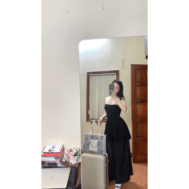 SET ÁO ỐNG VÀ QUẦN GIẢ VÁY TÔN DÁNG CHUẨN TAOBAO LOẠI 1 BOO ORDER