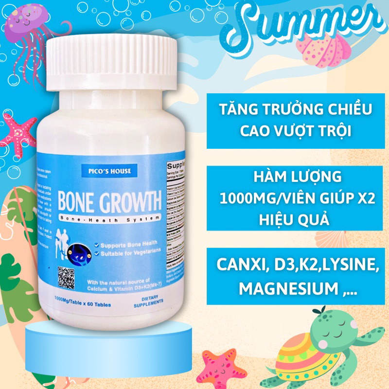 Viên Uống Tăng Chiều Cao BONE GROWTH