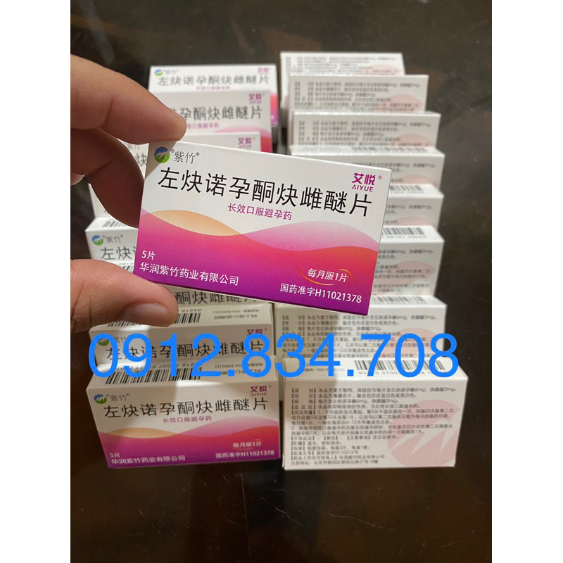 Tranh thai tháng dùng 1 viên vỉ 5 viên