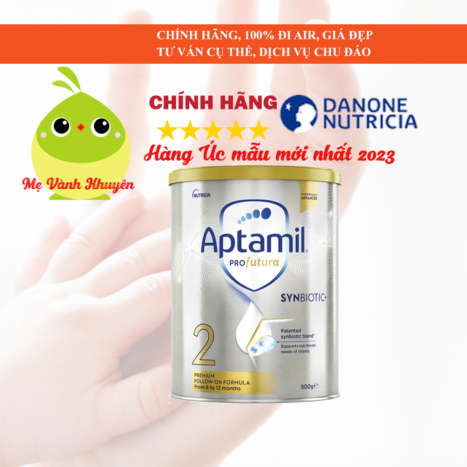 Sữa Aptamil Úc số 1, 2, 3 cho bé 900g