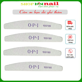 01 Chiếc Dũa OPI bán nguyệt chăm sóc trang trí móng làm nail mi spa phun xăm thời trang nữ