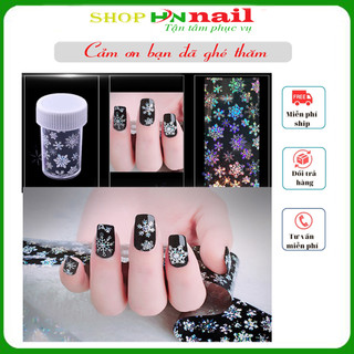 Phoi hoa tuyết chăm sóc trang trí móng làm đẹp nail shop hnnail