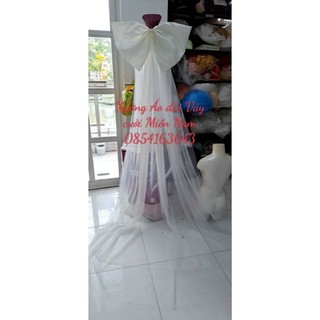 Đuôi nơ rời cài váy cưới siêu sang