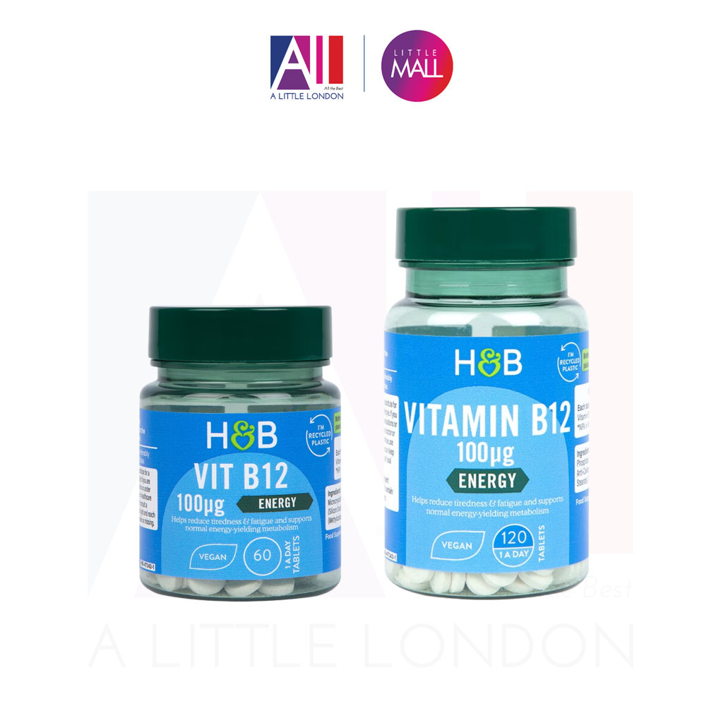 [TOP1 SHOPEE] Viên bổ sung năng lượng Vitamin B12 Holland & Barrett (Bill Anh)