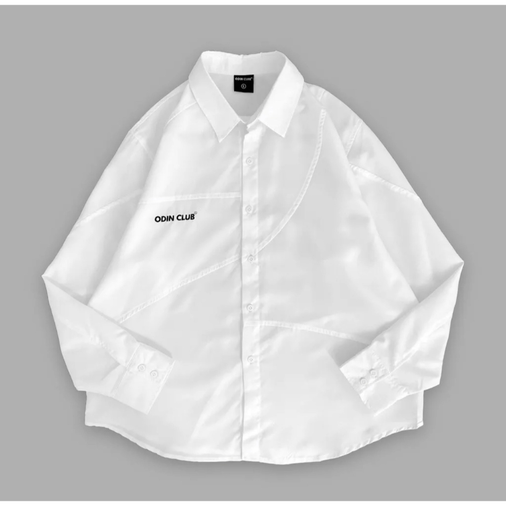 Áo sơ mi dài tay MOON ODIN CLUB , áo sơ mi form rộng kiểu dáng unisex dành cho nam nữ | BigBuy360 - bigbuy360.vn