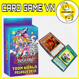 [BÀI IN] Bài YuGiOh - Hộp Thẻ Bài FullBox - Bộ 54 lá bài Toon World của Pegasus ( Pegasus Deck ) - Card Game VN