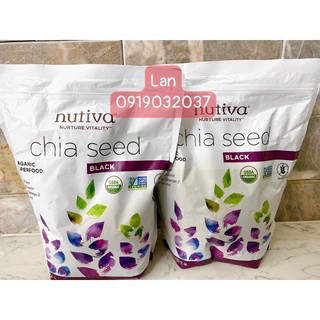 HẠT CHIA MỸ NUTIVA 907 g Date 2025