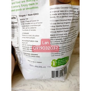 HẠT CHIA MỸ NUTIVA 907 g Date 2025