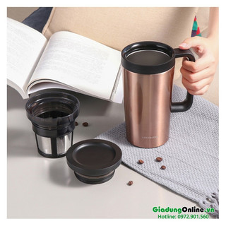 Ly giữ nhiệt có lọc bằng inox Lock&Lock Coffee filter mug dung tích 580ml LHC4197