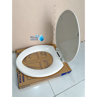 Nắp bồn cầu nhựa trắng 1803 và nắp Nắp bồn cầu nhựa trắng 1800