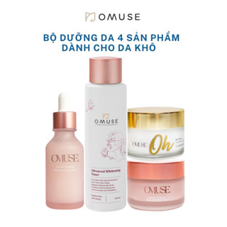 Bộ 4 dưỡng da toàn diện chống lão hóa OMUSE dành cho mọi loại da