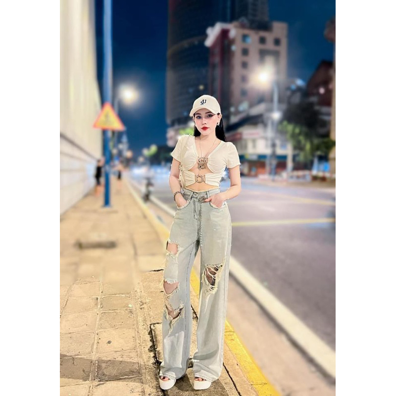 ÁO PHỐI KHOEN MỞ TAY NGẮN