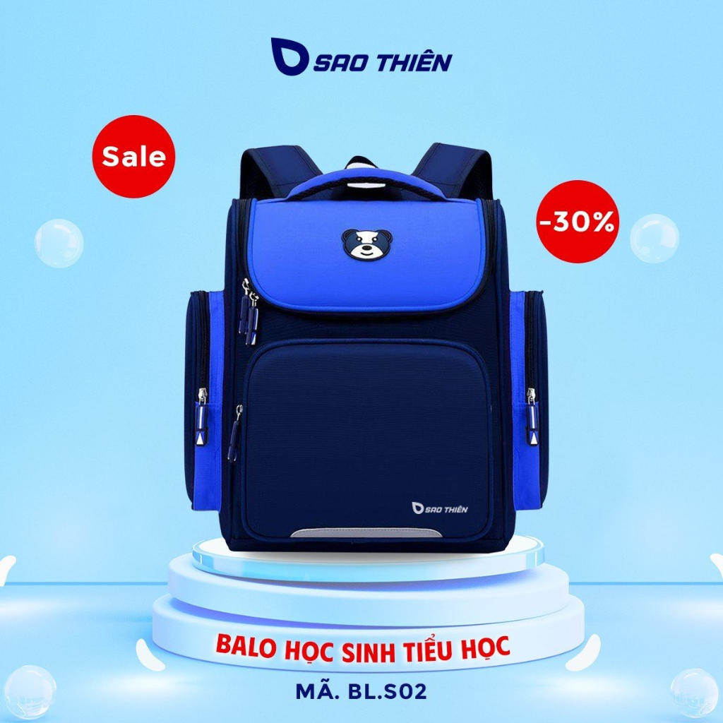 Balo Học Sinh S02 Sao Thiên chống nước, phản quang, chống bám bẩn