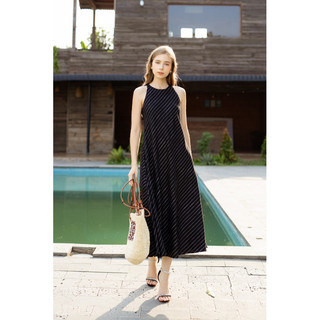 Stripes linen dress